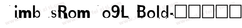 NimbusRomNo9L Bold字体转换